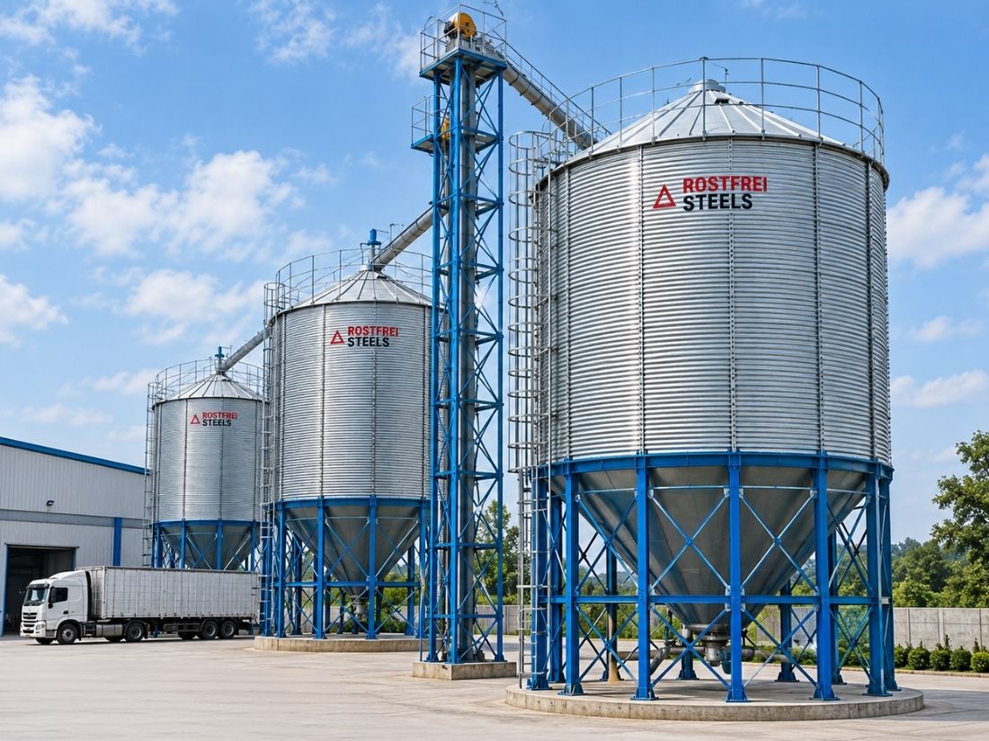 Rostfrei Hopper Bottom Silos